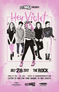 93.7 KRQ Presents Hey Violet at The Rock