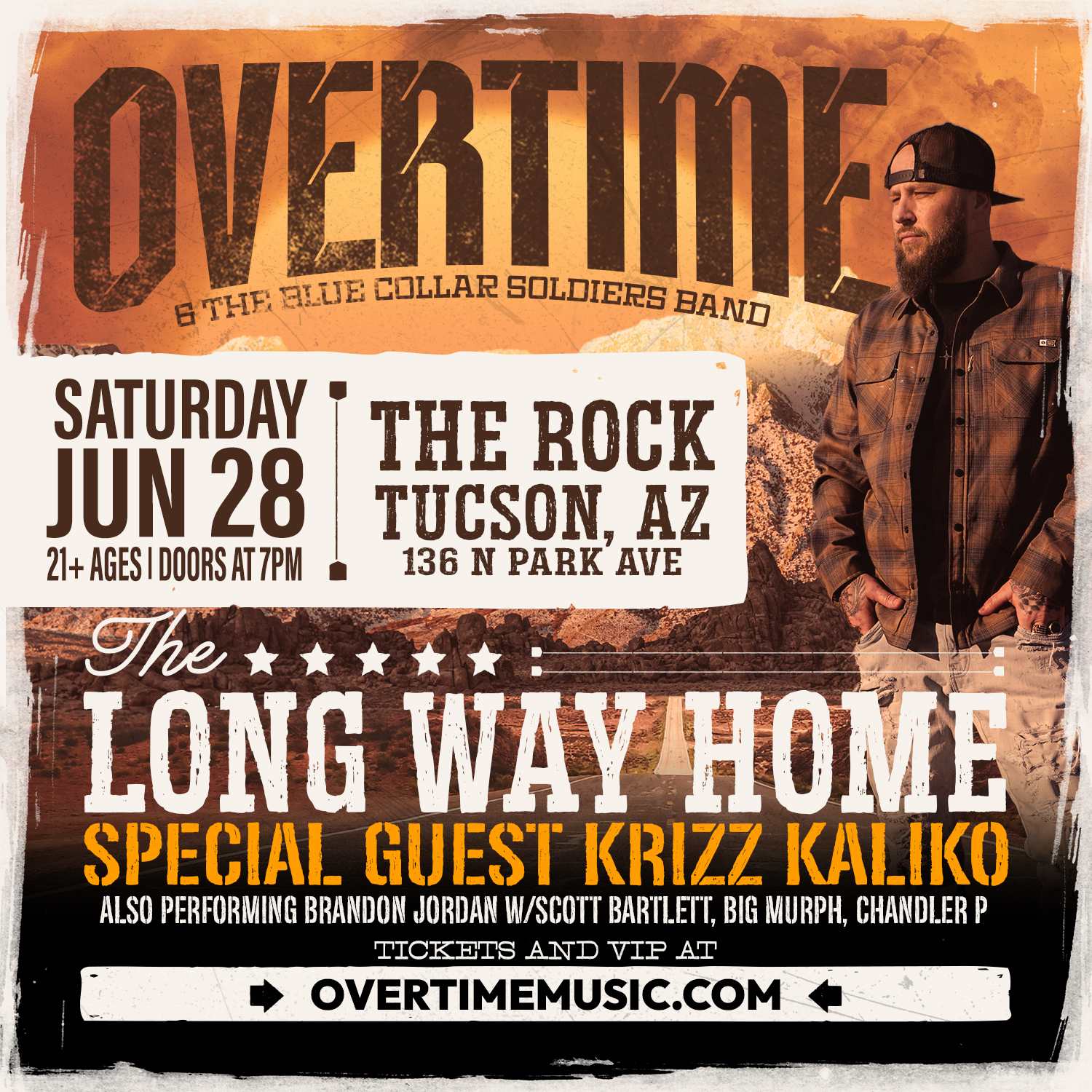 OVERTIME: The Long Way Home Tour w/ KRIZZ KALIKO in Tucson