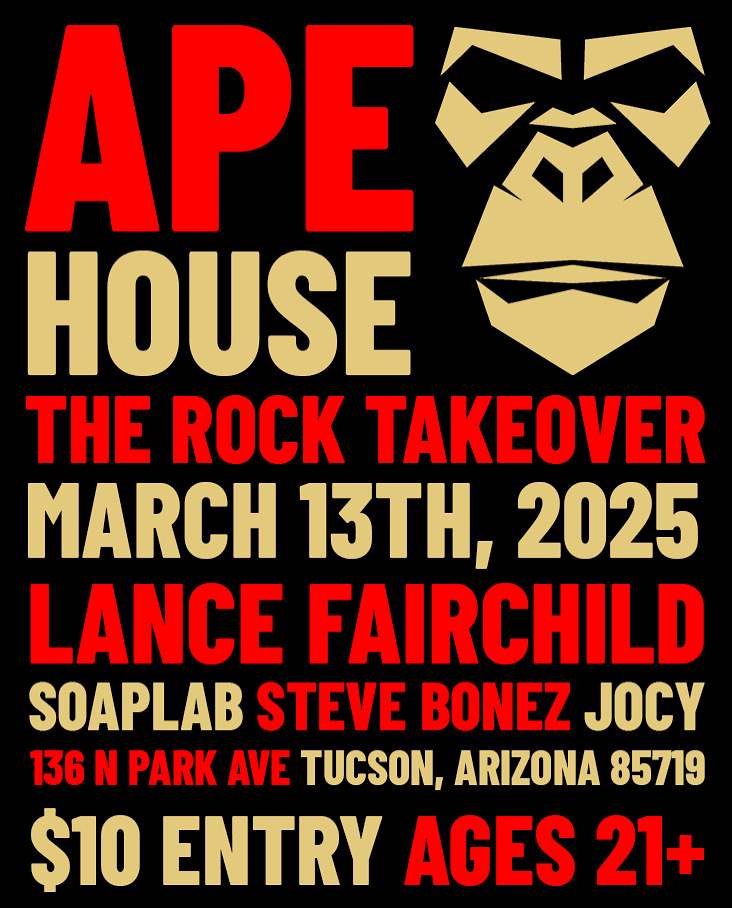 APE HOUSE ROCK TAKEOVER