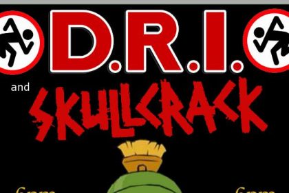 D.R.I and Skullcrack preforming live at the Rock!