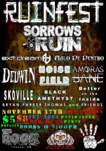 Ruinfest is Sorrows Ruin's pseudo-annual "party with our friends"
