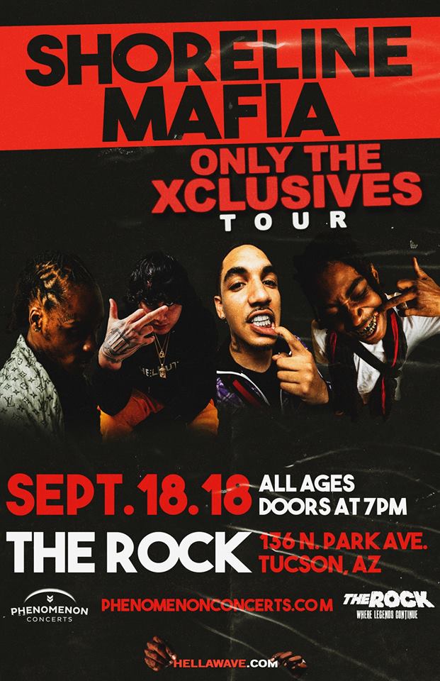  Shoreline Mafia - ONLY THE XCLUSIVES TOUR at The Rock