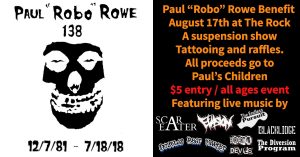 We are 138 Paul "Robo" Rowe Benefit at the Rock!