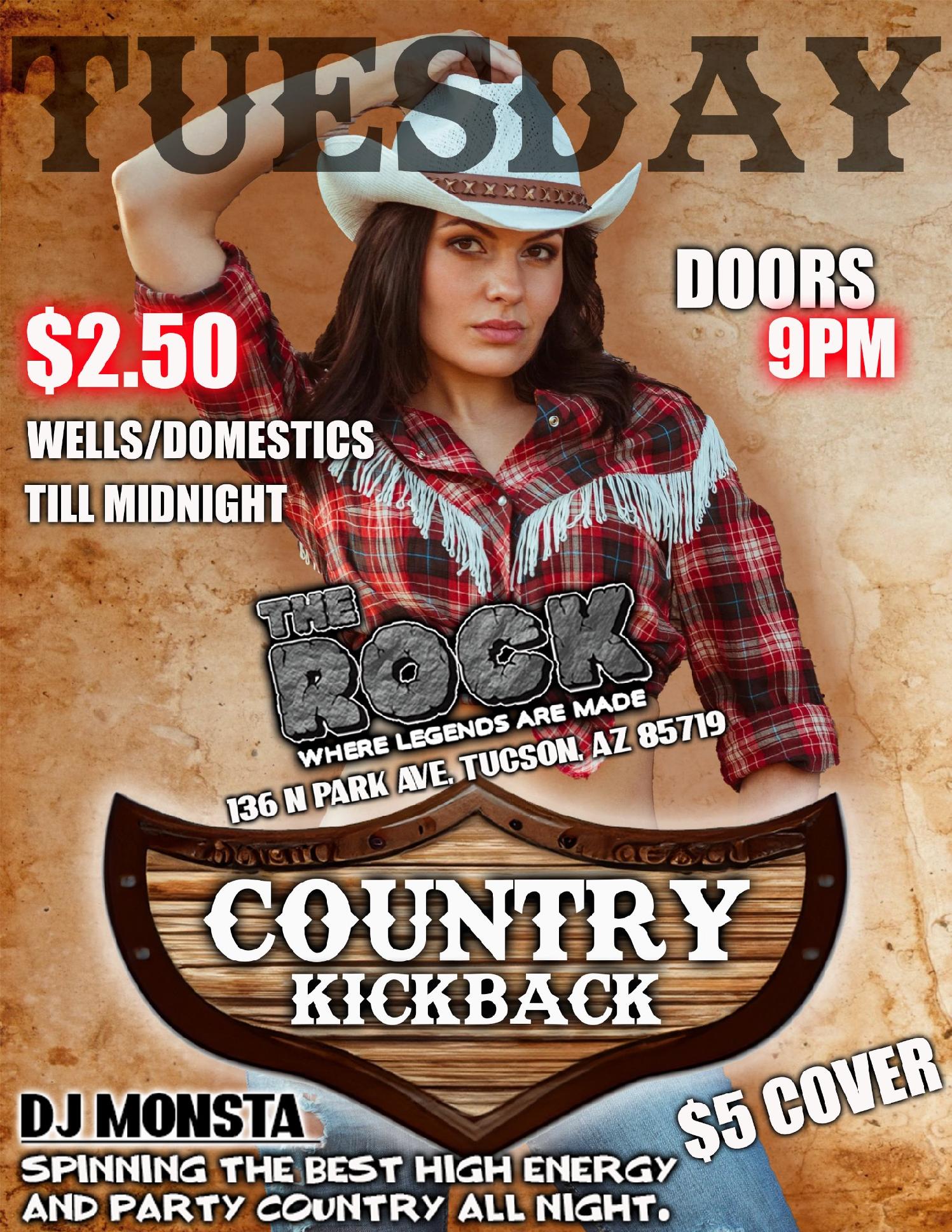 TUESDAY NIGHT COUNTRY KICKBACK